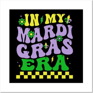 In My Mardi Gras Era Festival Retro Carnival Holiday Posters and Art